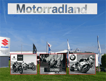Tablet Screenshot of motorradland.de