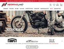 Tablet Screenshot of motorradland.net
