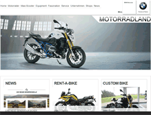 Tablet Screenshot of bmw.motorradland.de